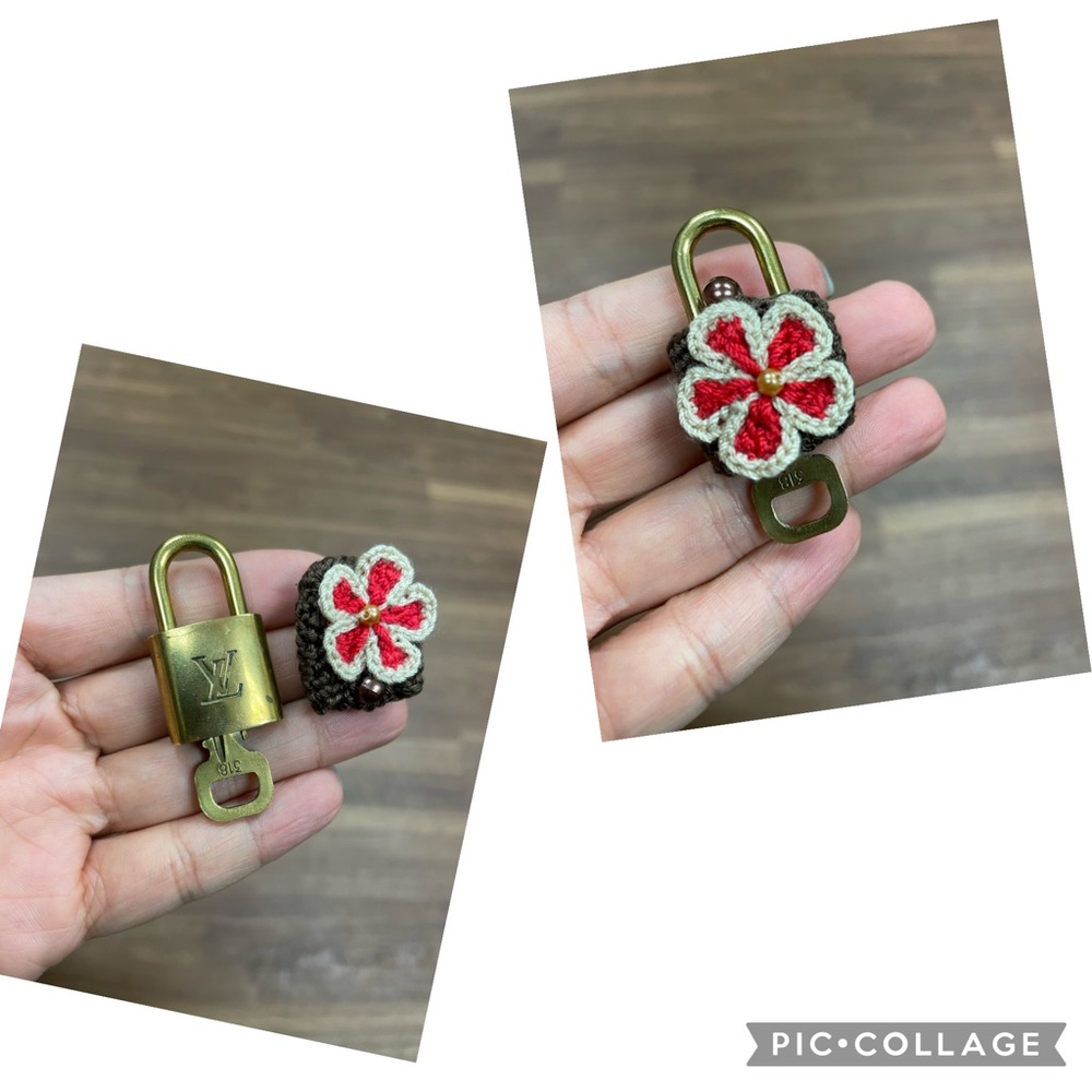 🔐 Authentic Louis Vuitton lock and key